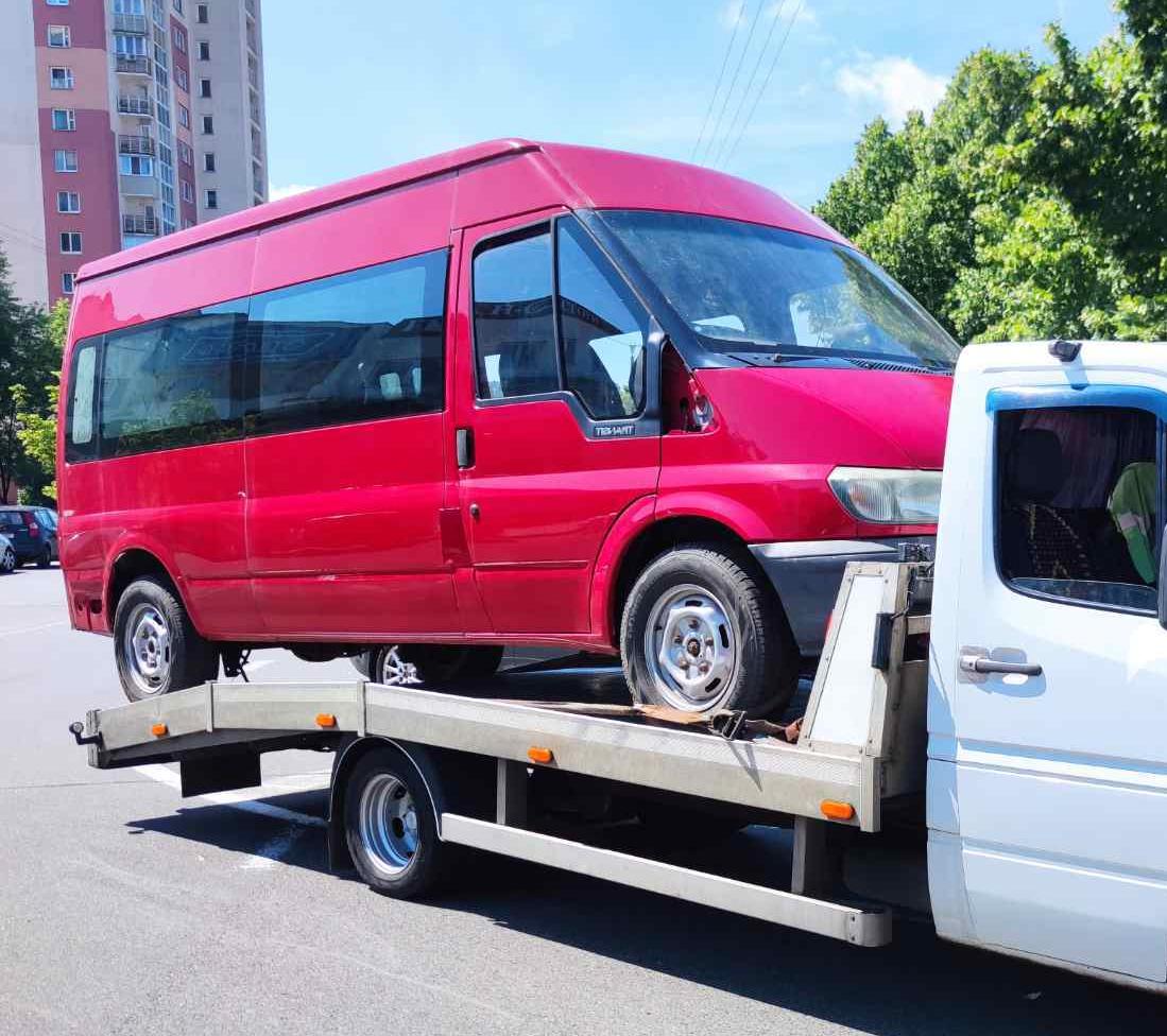 Эвакуация микроавтобуса